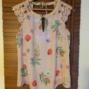 New Without Tags Beautiful Large Express Blouse